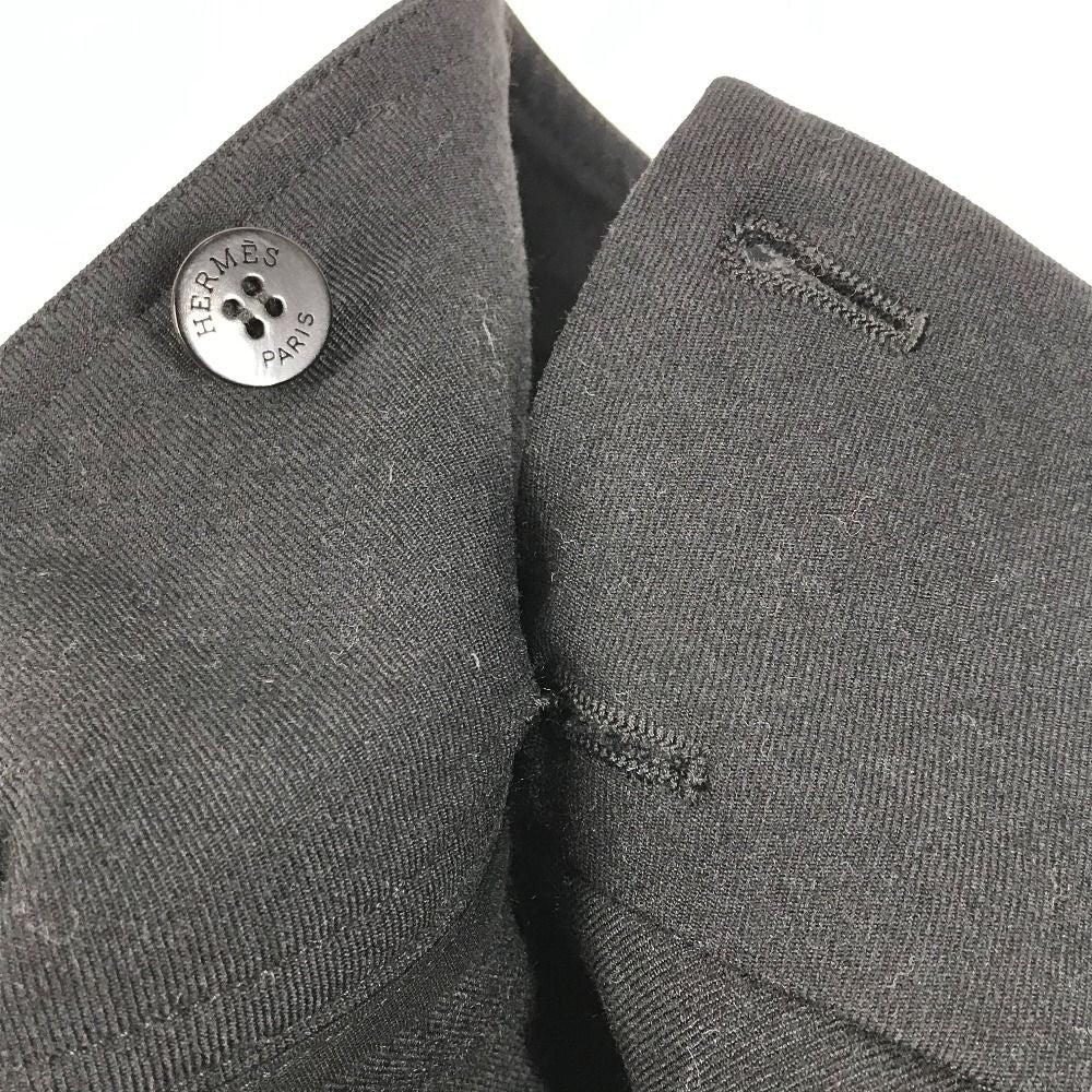 Hermes Skirt Wrapped Wool Black — view 5