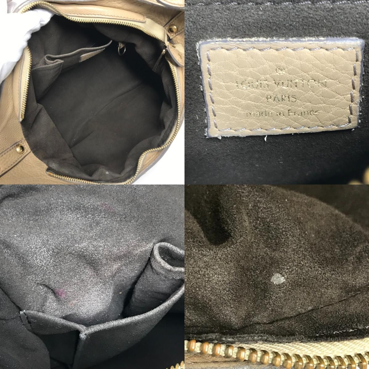 Louis Vuitton Shoulder Bag XS Monogram Mahina Leather Beige — view 8