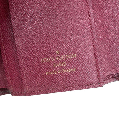 Louis Vuitton Trifold Wallet Monogram Portefeuille Zoe Fuchsia Leather Cowhide — view 5