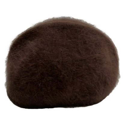 Moncler Cap M Dark Brown Angora Hat — view 3
