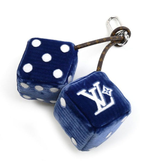 Louis Vuitton Velvet LV Lucky Dice Charm Keychain