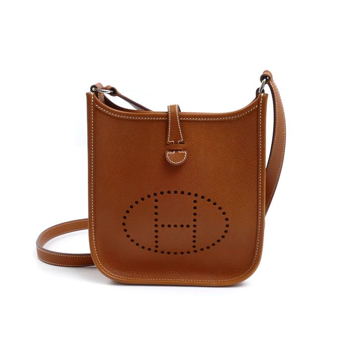 Hermes Evelyne TPM Epsom Shoulder Bag Brown
