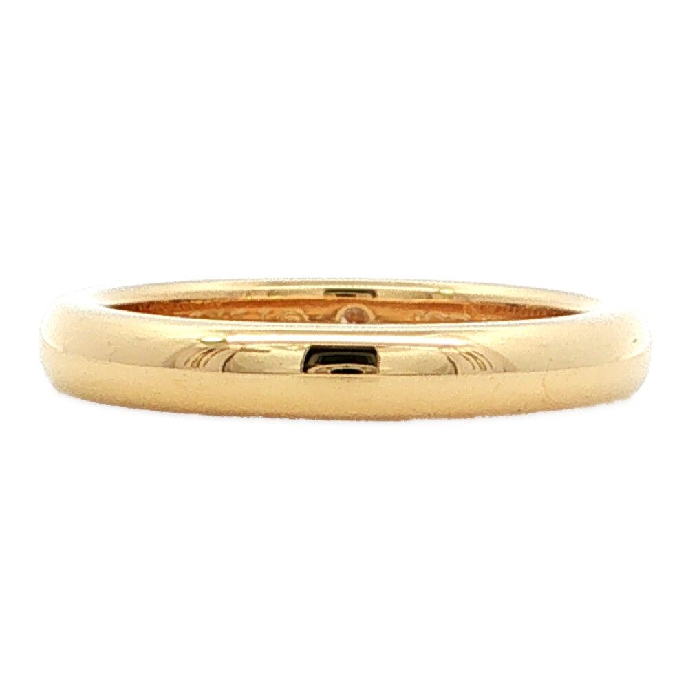 Tiffany & Co Elsa Peretti Stacking Band Diamond Ring 18k Yellow 45 Gold — view 2
