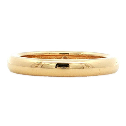Tiffany & Co Elsa Peretti Stacking Band Diamond Ring 18k Yellow 45 Gold — view 2
