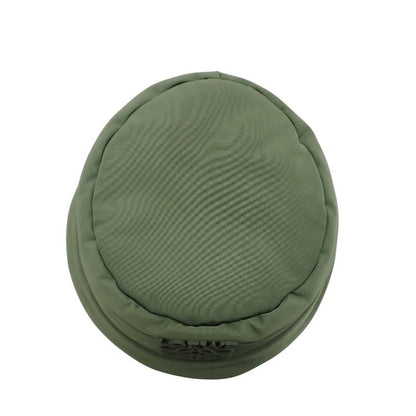 Loewe Puffer Bucket Hat Polyester Nylon Khaki Green Logo — view 9
