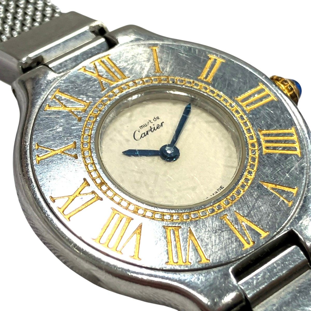Cartier Must 21 Vantian SM Watch SS Quartz White Dial — view 7