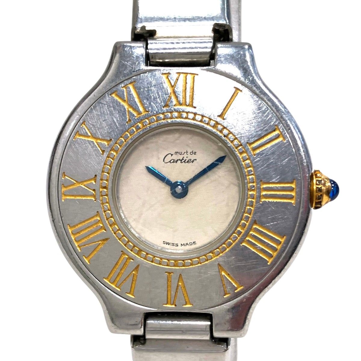 Cartier Must 21 Vantian SM Watch SS Quartz White Dial — view 4