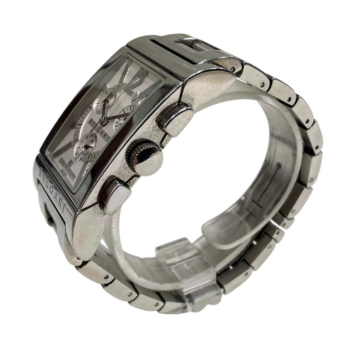 Bvlgari Rettangolo Watch SS Quartz Silver Dial — view 2