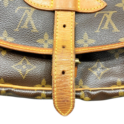 Louis Vuitton Saumur 30 Monogram Shoulder Bag Leather — view 8