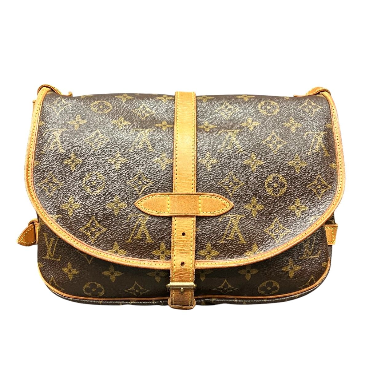 Louis Vuitton Saumur 30 Monogram Shoulder Bag Leather — view 2