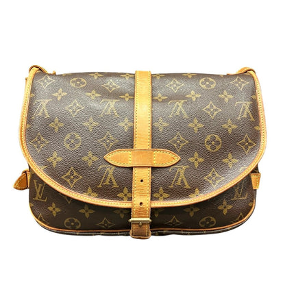 Louis Vuitton Saumur 30 Monogram Shoulder Bag Leather — view 2