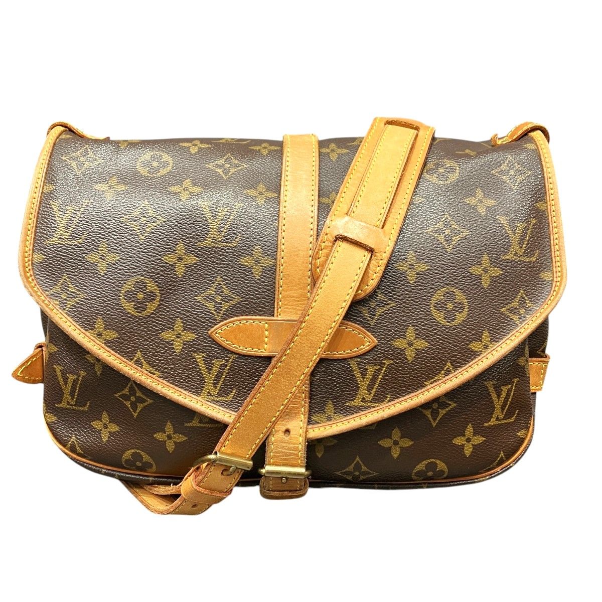Louis Vuitton Saumur 30 Monogram Shoulder Bag Leather
