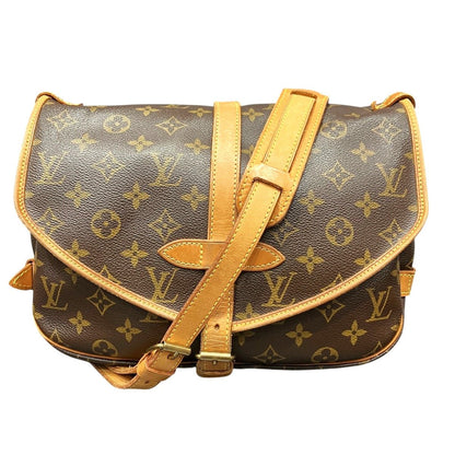 Louis Vuitton Saumur 30 Monogram Shoulder Bag Leather