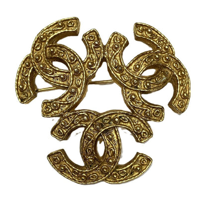 Chanel CC Logo Brooch