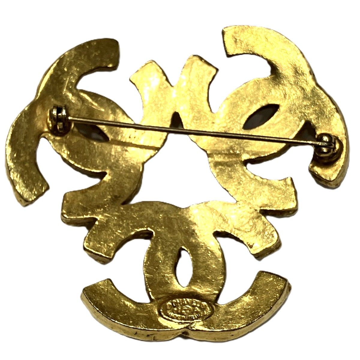 Chanel CC Logo Brooch — view 3
