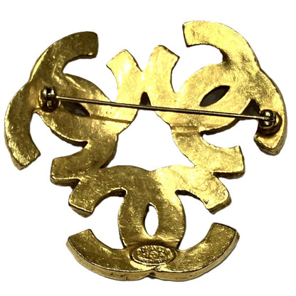 Chanel CC Logo Brooch — view 3
