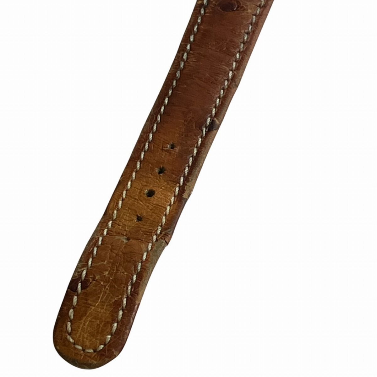 Rolex Cellini Watch 18k Leather Quartz Beige Dial — view 8