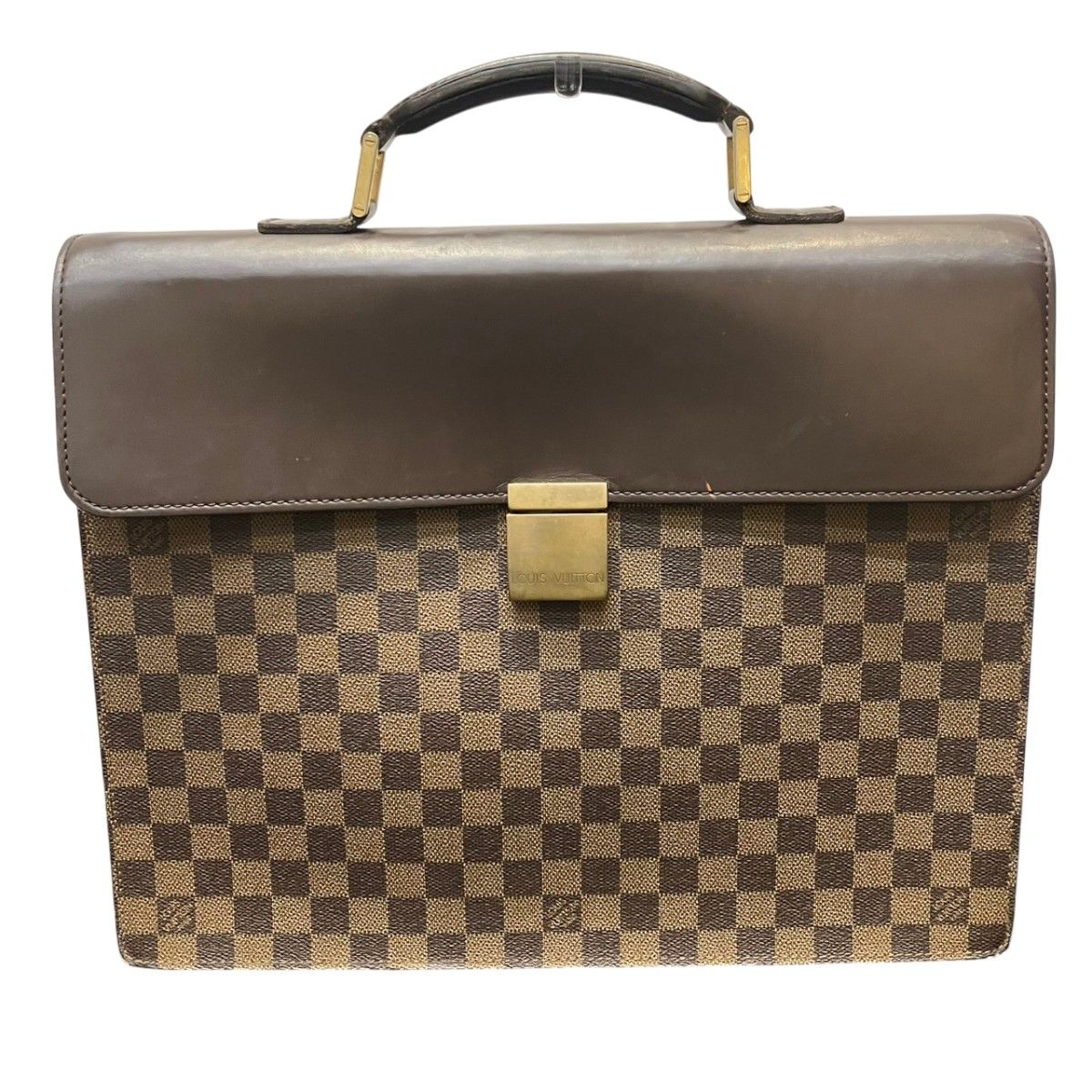 Louis Vuitton Altona PM Damier Ebene Business Bag Leather