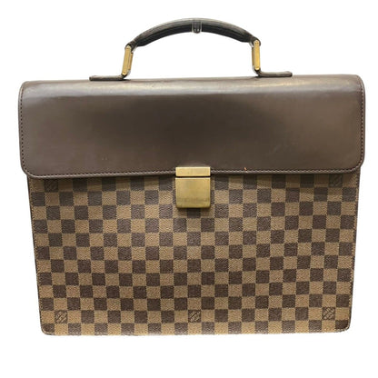 Louis Vuitton Altona PM Damier Ebene Business Bag Leather