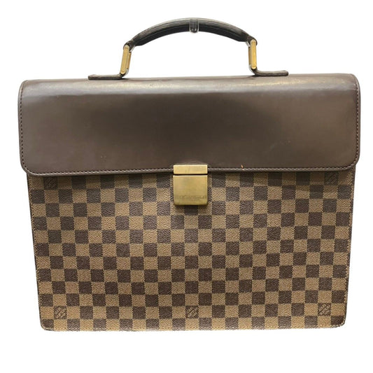 Louis Vuitton Altona PM Damier Ebene Business Bag Leather