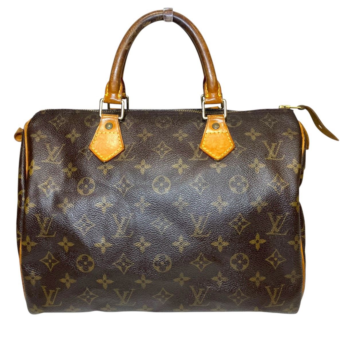 Louis Vuitton Speedy 30 Monogram Handbag Leather