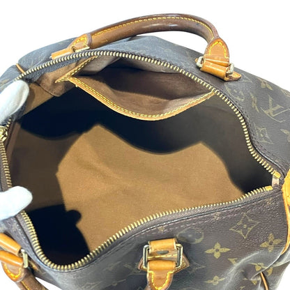 Louis Vuitton Speedy 30 Monogram Handbag Leather — view 7
