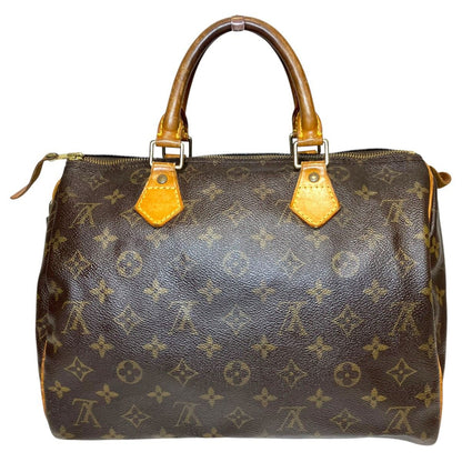 Louis Vuitton Speedy 30 Monogram Handbag Leather — view 2
