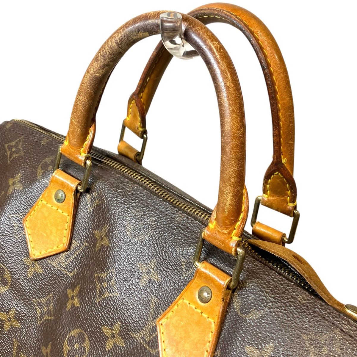 Louis Vuitton Speedy 30 Monogram Handbag Leather — view 6