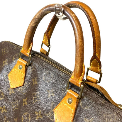Louis Vuitton Speedy 30 Monogram Handbag Leather — view 6