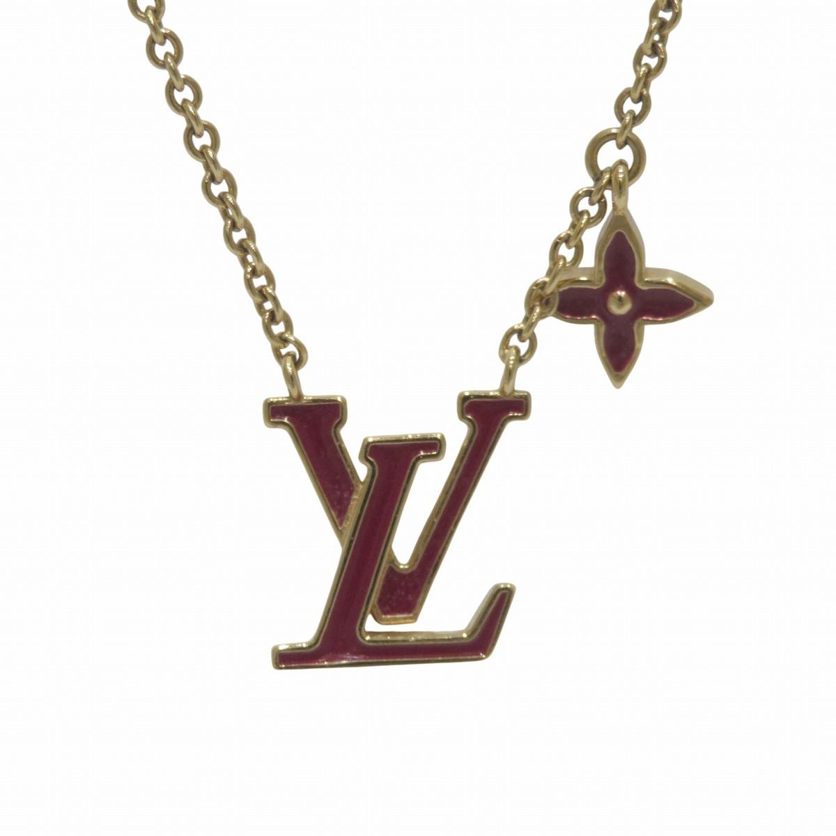 Louis Vuitton Iconic Logo Necklace 45 cm