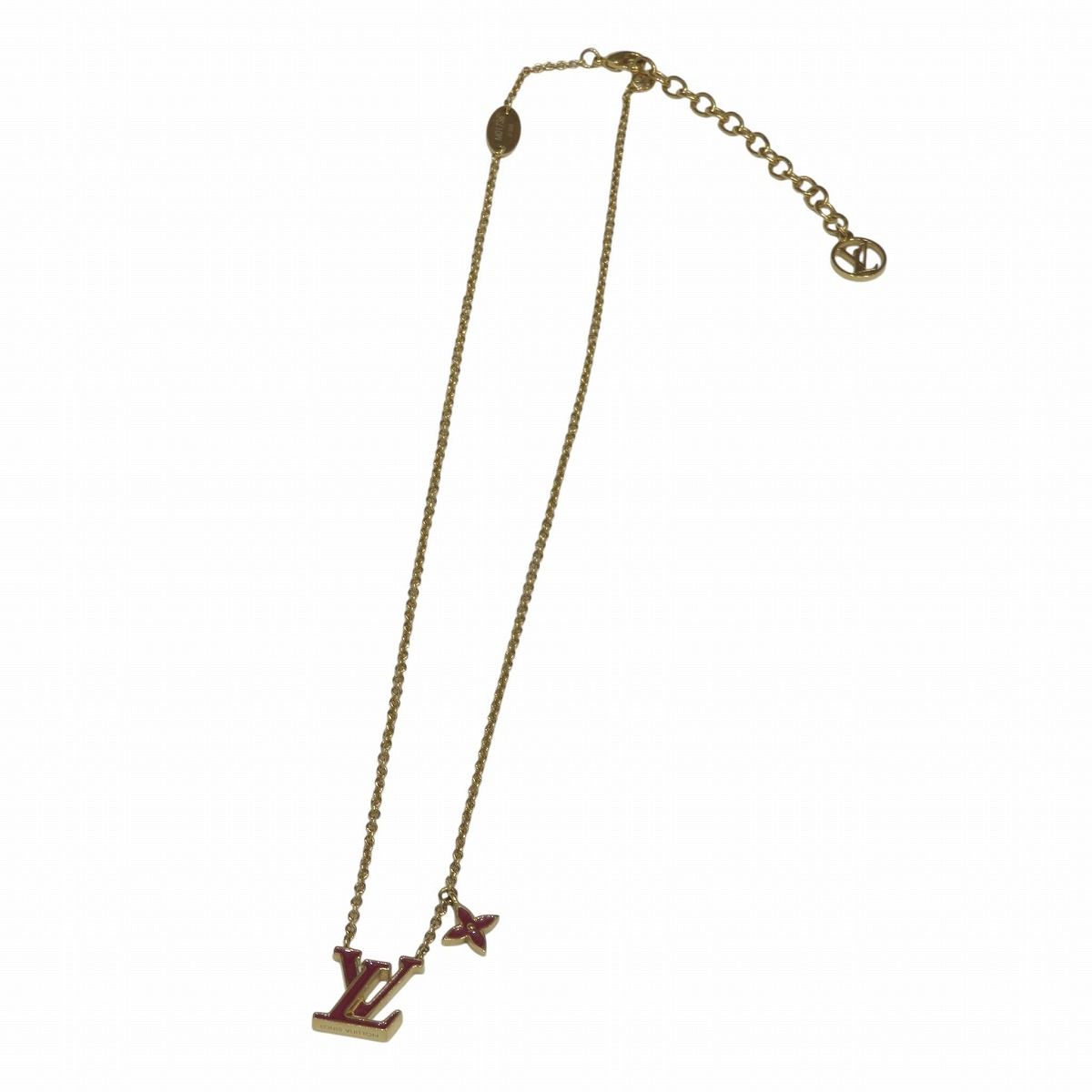 Louis Vuitton Iconic Logo Necklace 45 cm — view 3