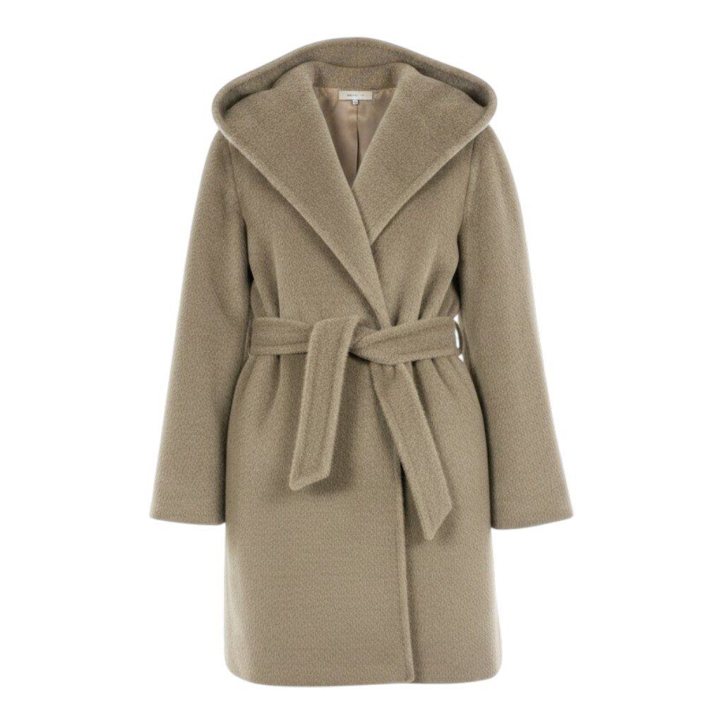 Max Mara Body Alpaca Shaggy Coat 36 Brown