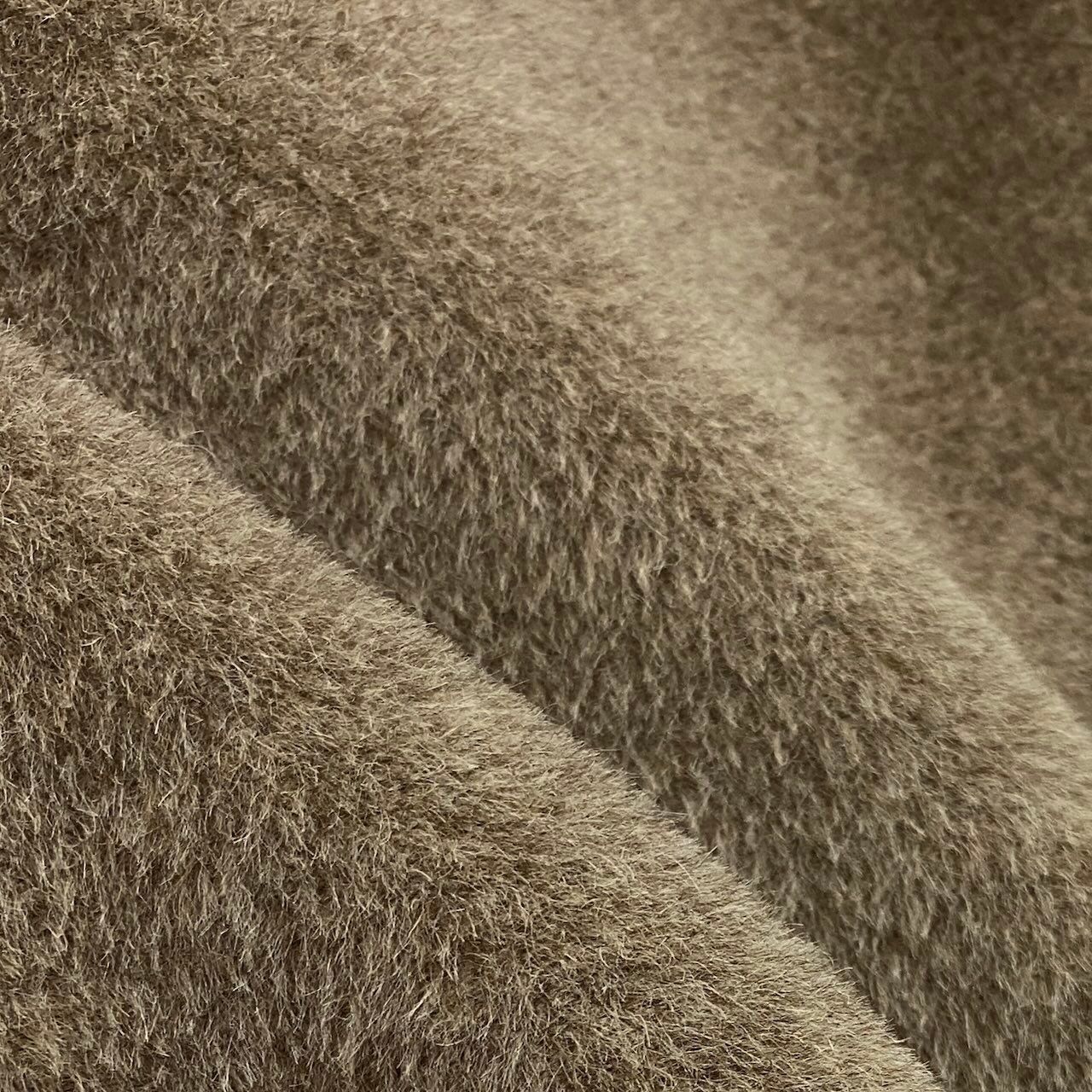Max Mara Body Alpaca Shaggy Coat 36 Brown — view 7