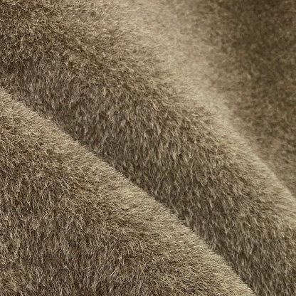 Max Mara Body Alpaca Shaggy Coat 36 Brown — view 7