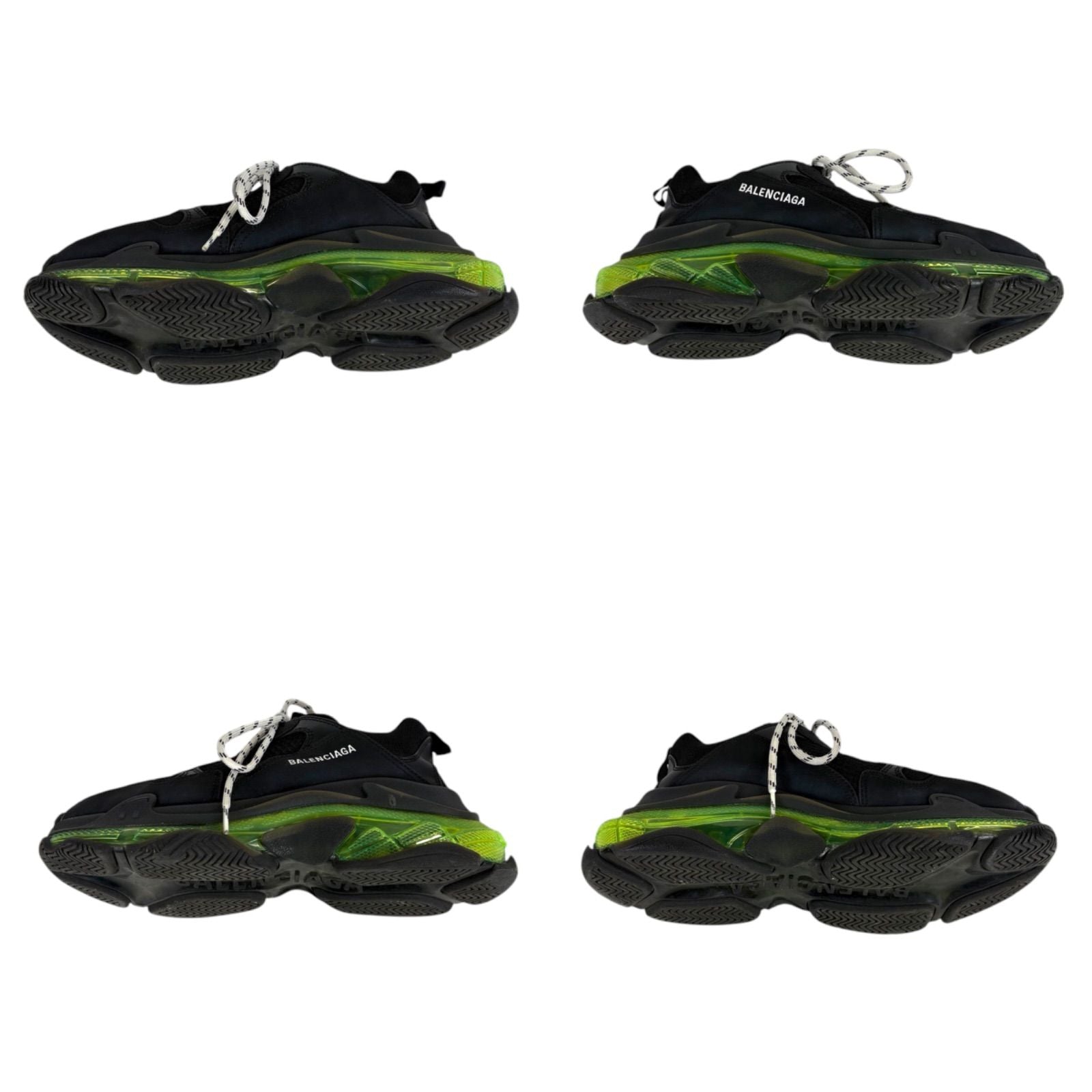 Balenciaga Triple S Sneakers S Black Green — view 6