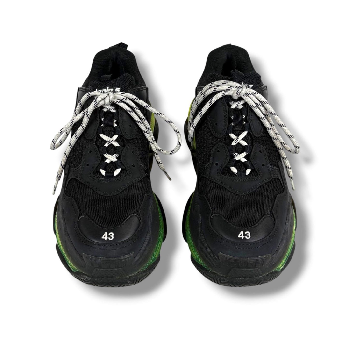 Balenciaga Triple S Sneakers S Black Green — view 4