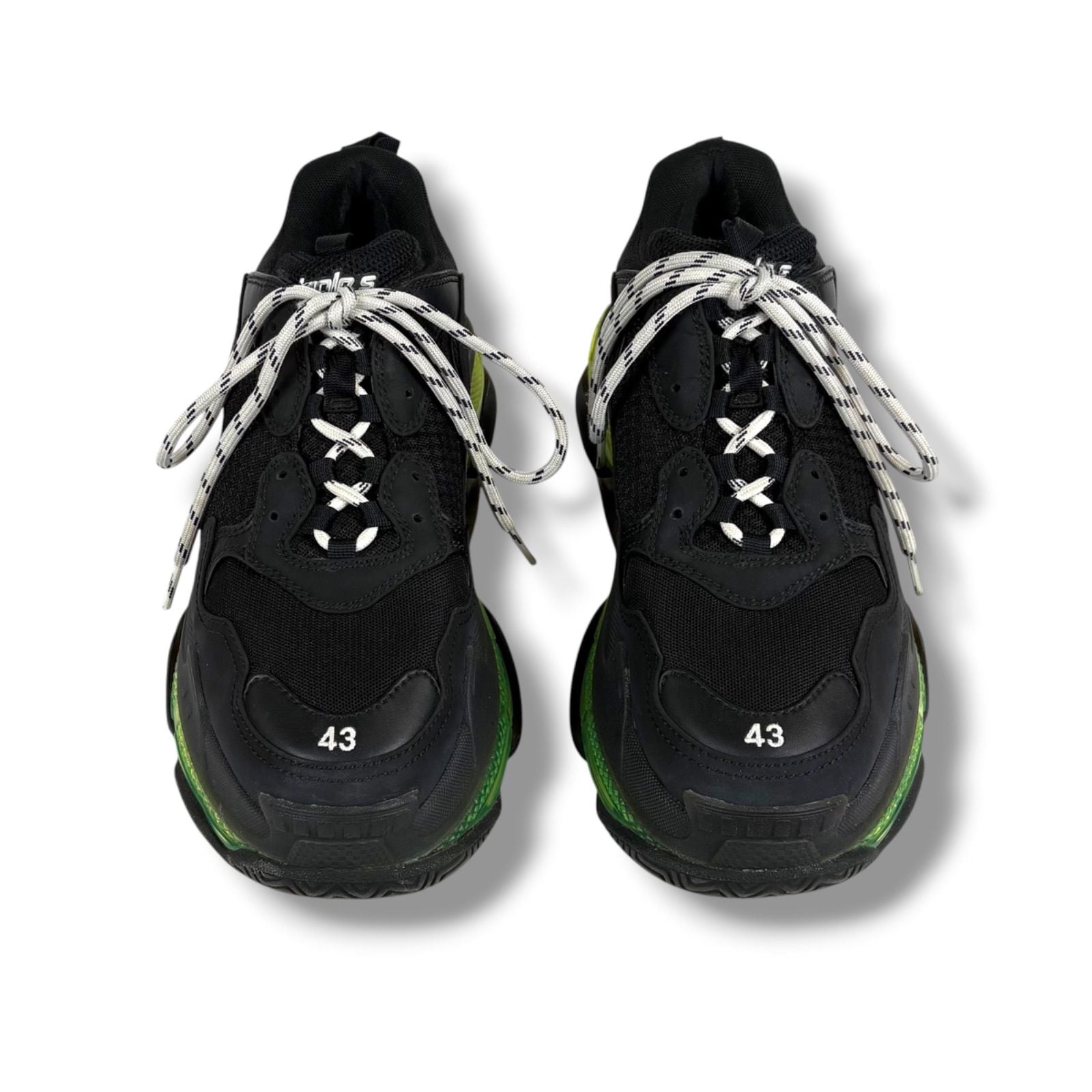 Balenciaga Triple S Sneakers S Black Green — view 4