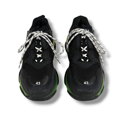 Balenciaga Triple S Sneakers S Black Green — view 4