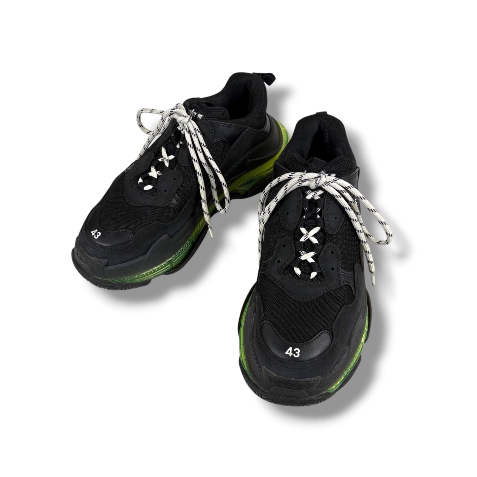 Balenciaga Triple S Sneakers S Black Green — view 2
