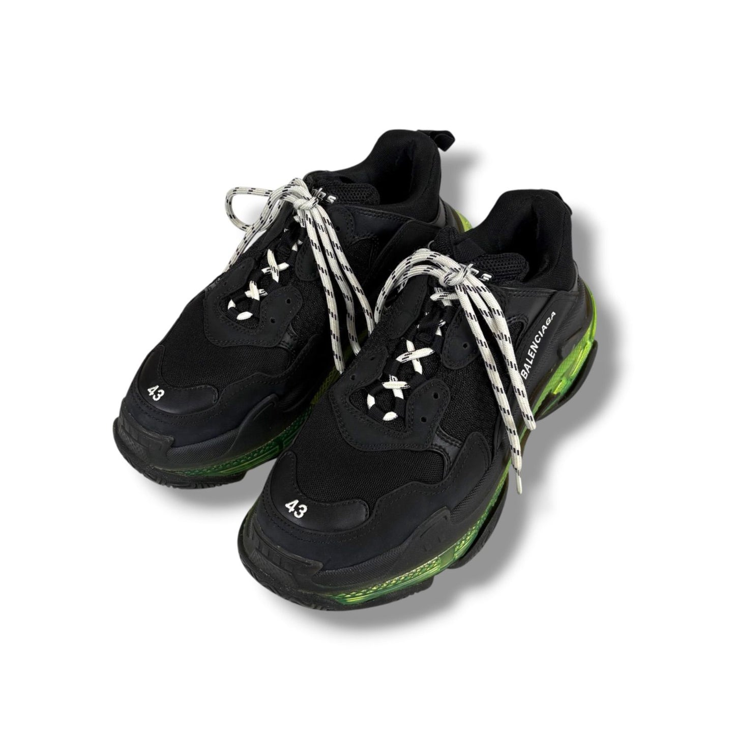Balenciaga Triple S Sneakers S Black Green — view 3