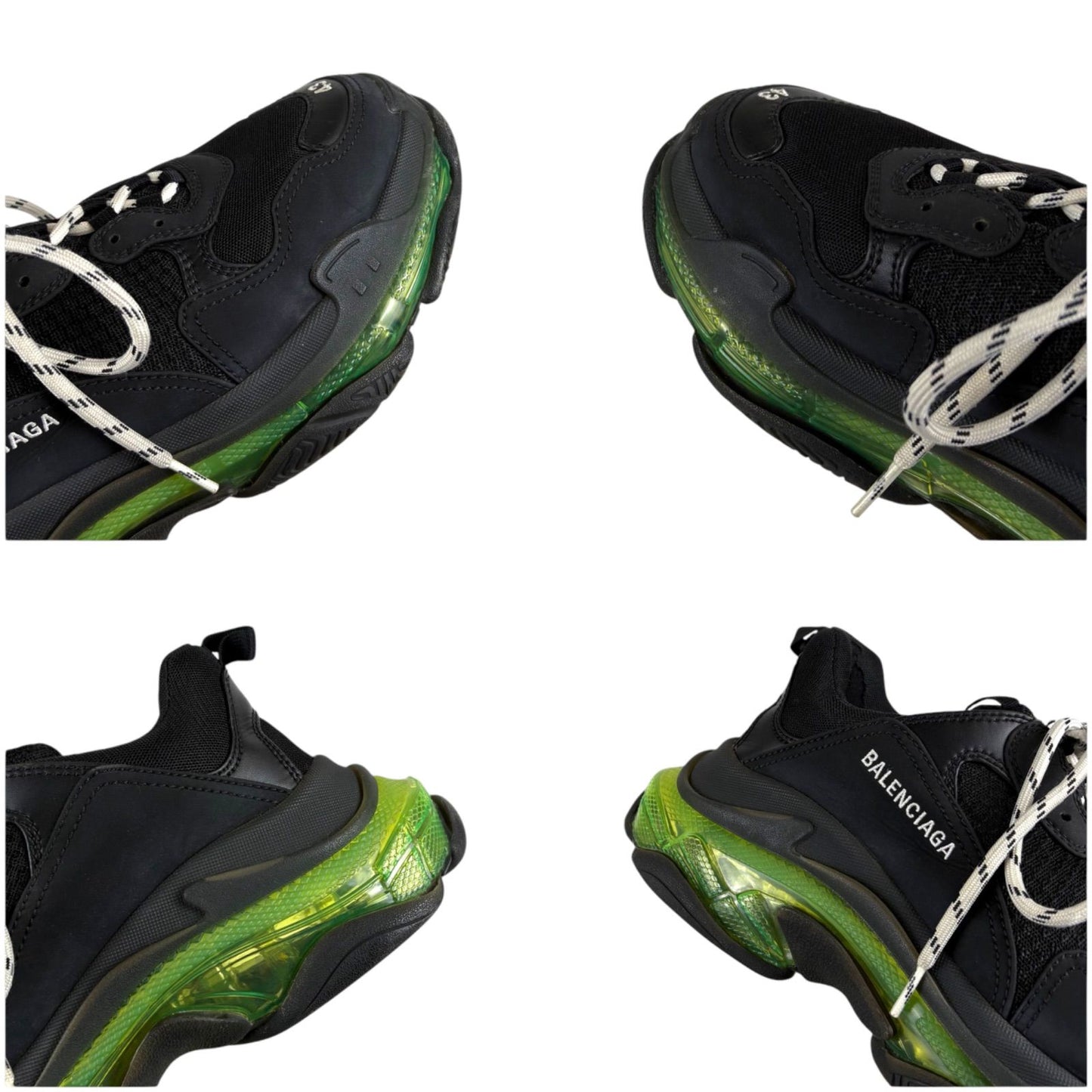 Balenciaga Triple S Sneakers S Black Green — view 7