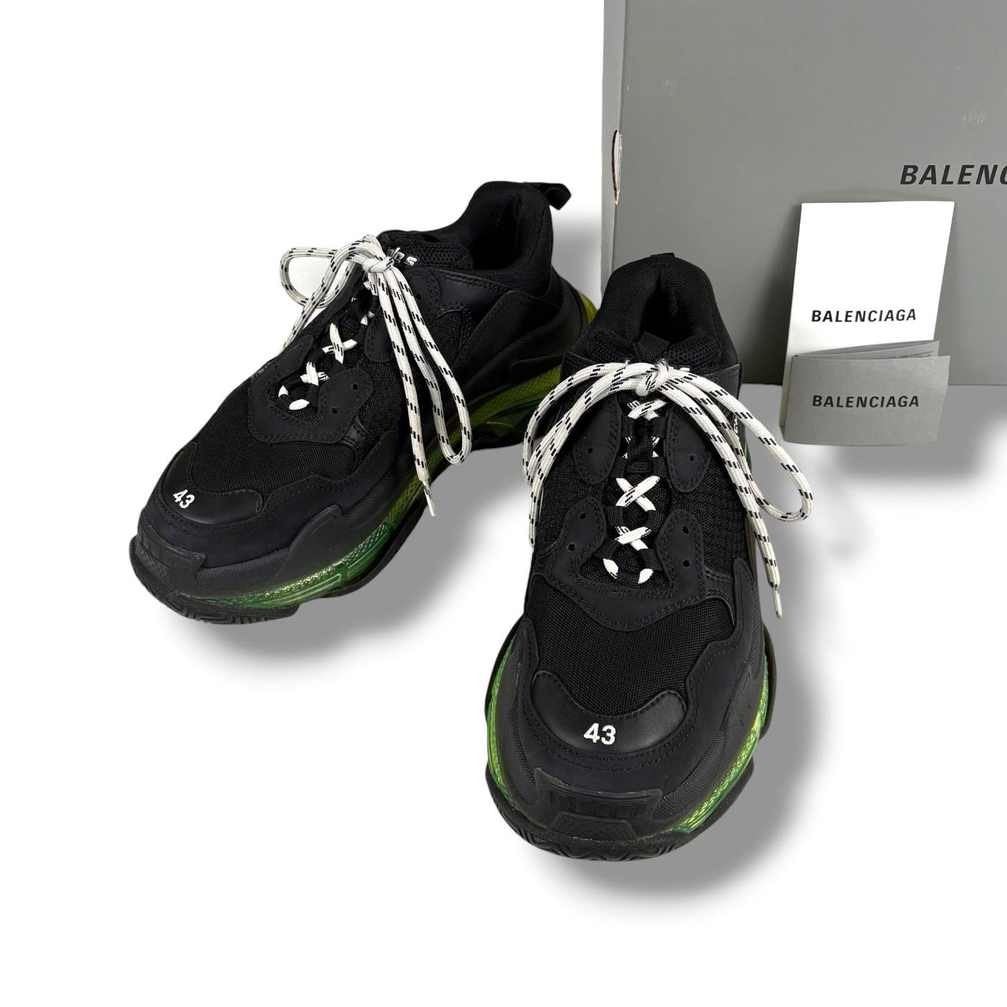 Balenciaga Triple S Sneakers S Black Green