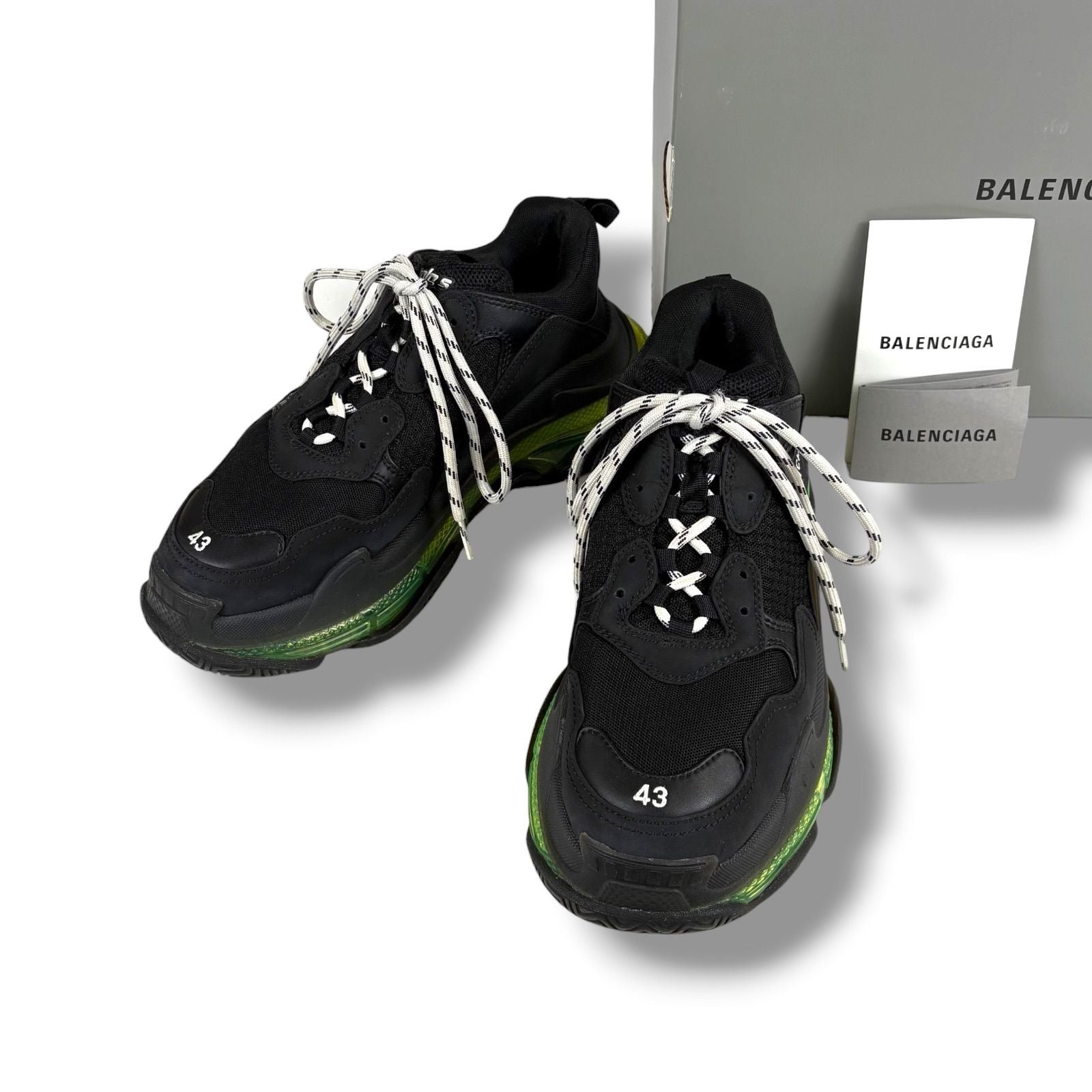 Balenciaga Triple S Sneakers S Black Green