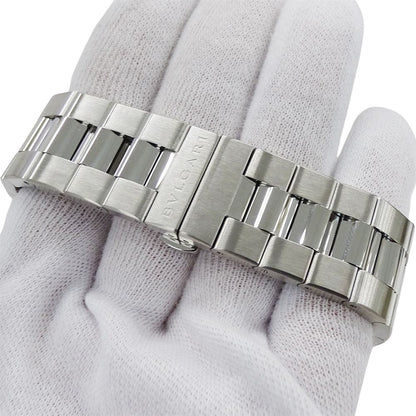 Bvlgari Watch Solotempo Quartz Stainless Steel Silver Black Polished — view 6
