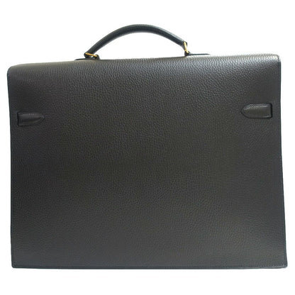 Hermes Kelly Depeche 38 Ardennes Black GD Handbag — view 2
