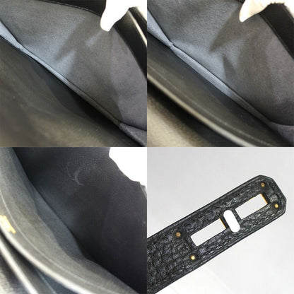 Hermes Kelly Depeche 38 Ardennes Black GD Handbag — view 6