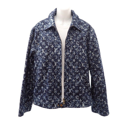 Louis Vuitton Workwear Denim Jacket 54 Cotton Polyurethane Blue Indigo Monogram — view 2