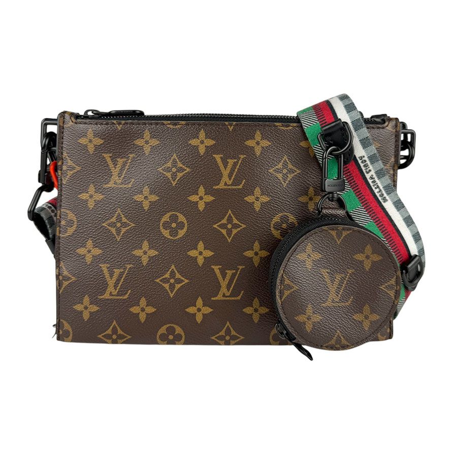 Louis Vuitton Crossbody Shoulder Bag Monogram Empreinte Trio Pouch NM
