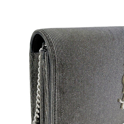 Saint Laurent Chain Shoulder Bag Black — view 6