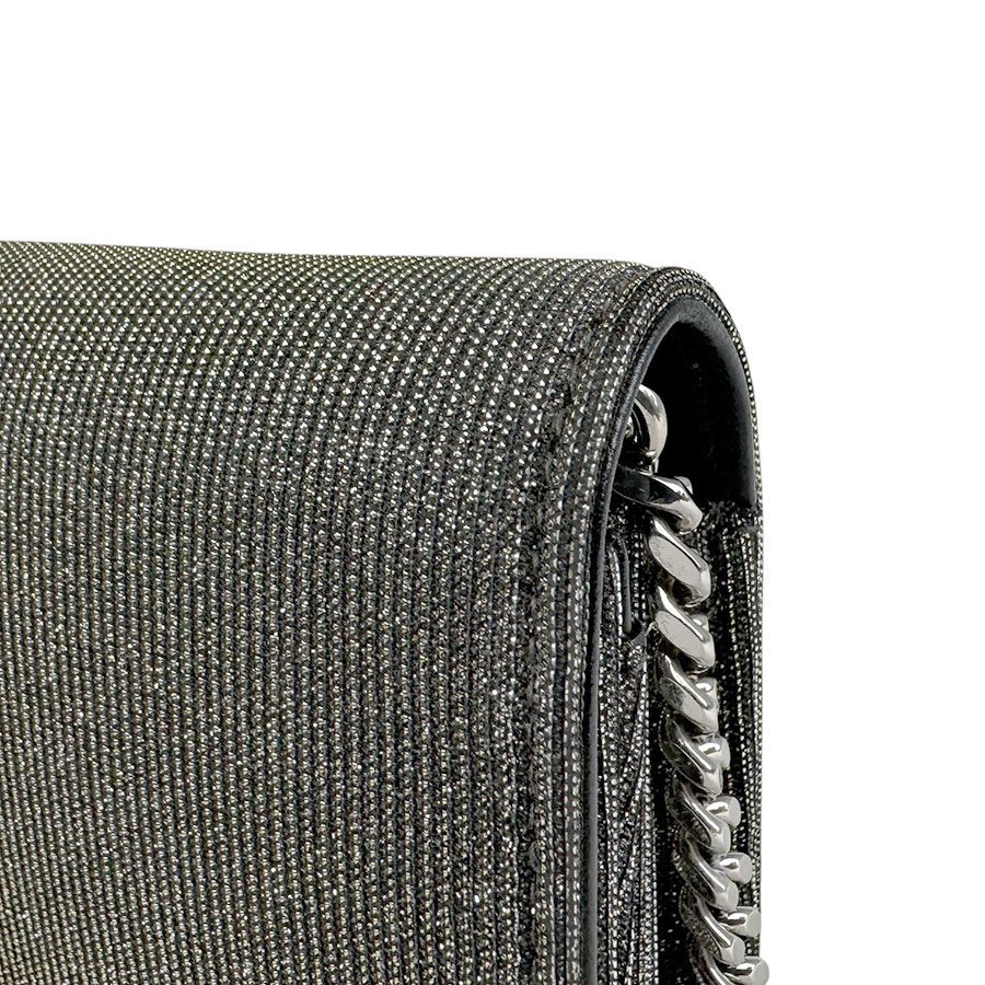 Saint Laurent Chain Shoulder Bag Black — view 7
